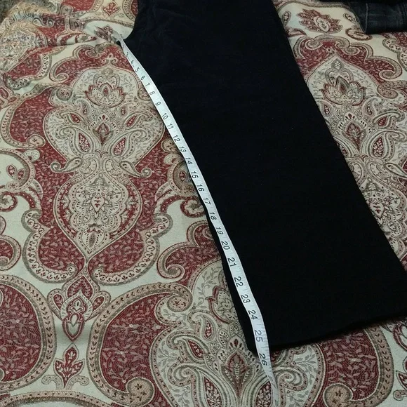 Size 8P Northern Reflections essential slim black corduroy pants - Picture 14 of 15